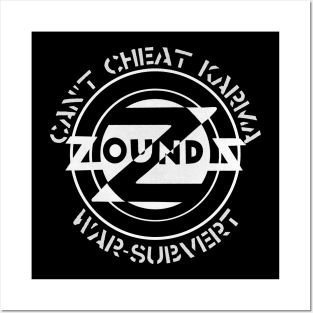 Zounds - Can't Cheat Karma, War Subvert. Posters and Art